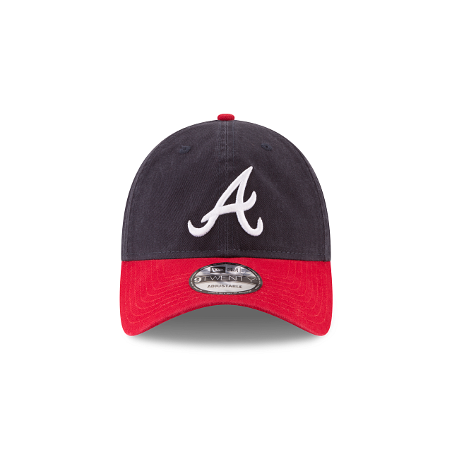 Atlanta Braves MLB New Era Men's Navy/Red 9Twenty Core Classic Alternate Home Adjustable Hat