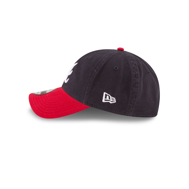 Atlanta Braves MLB New Era Men's Navy/Red 9Twenty Core Classic Alternate Home Adjustable Hat