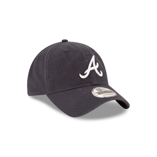 Atlanta Braves MLB New Era Men's Navy 9Twenty Core Classic Alternate Road Adjustable Hat