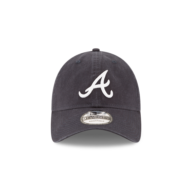 Atlanta Braves MLB New Era Men's Navy 9Twenty Core Classic Alternate Road Adjustable Hat