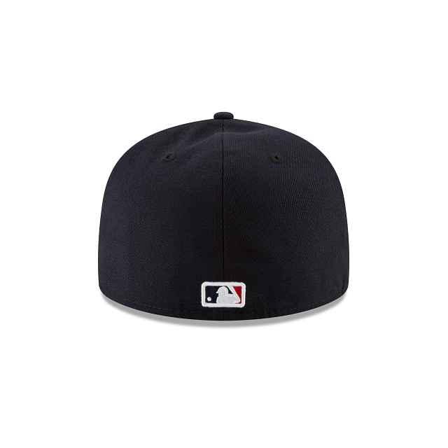 Casquette ajustée MLB New Era pour jeunes, collection authentique 59Fifty, Boston Red Sox, bleu marine, domicile 2017