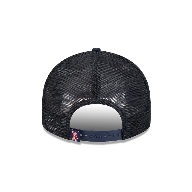 Casquette snapback à profil bas 9Fifty de Boston Red Sox MLB New Era pour homme bleu marine