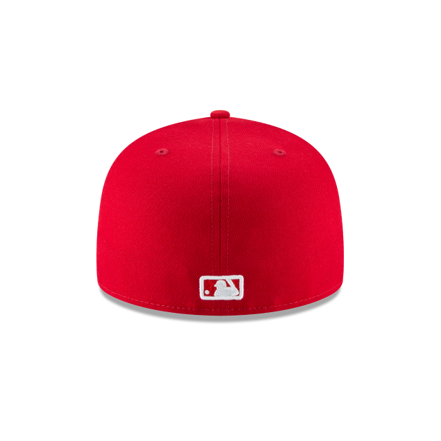 Boston Red Sox MLB New Era Men's Scarlet Red 59Fifty Basic Fitted Hat