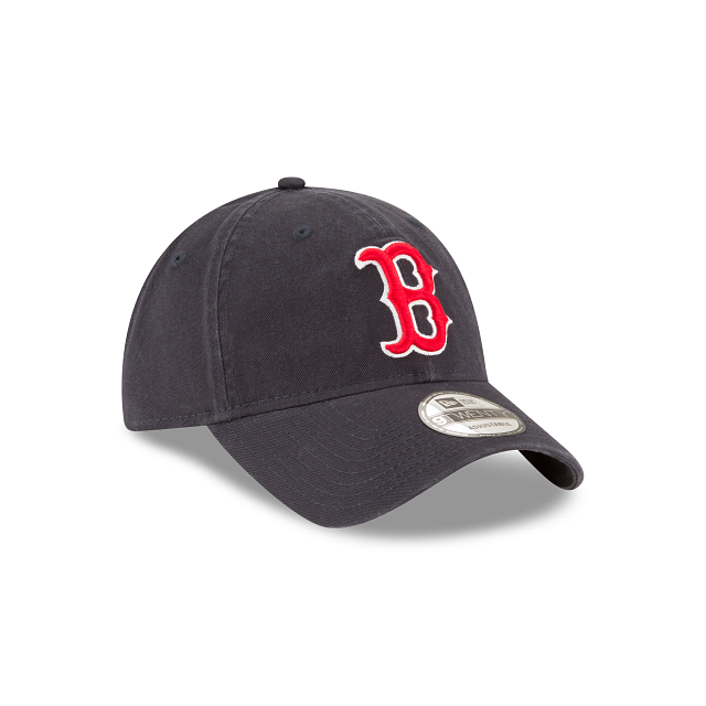 Casquette ajustable classique à domicile Boston Red Sox MLB New Era pour homme bleu marine 9Twenty Core