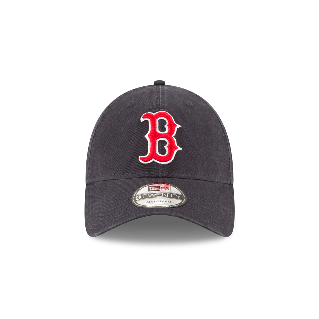 Casquette ajustable classique à domicile Boston Red Sox MLB New Era pour homme bleu marine 9Twenty Core