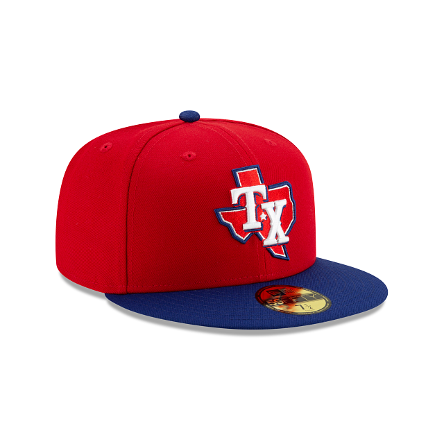 Texas Rangers MLB New Era Men's Red 59Fifty Authentic Collection Alternate 3 Fitted Hat