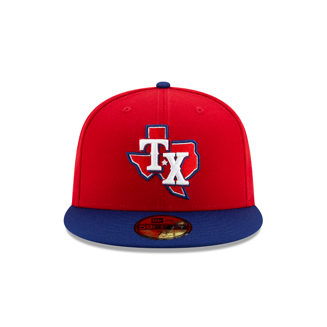 Texas Rangers MLB New Era Men's Red 59Fifty Authentic Collection Alternate 3 Fitted Hat