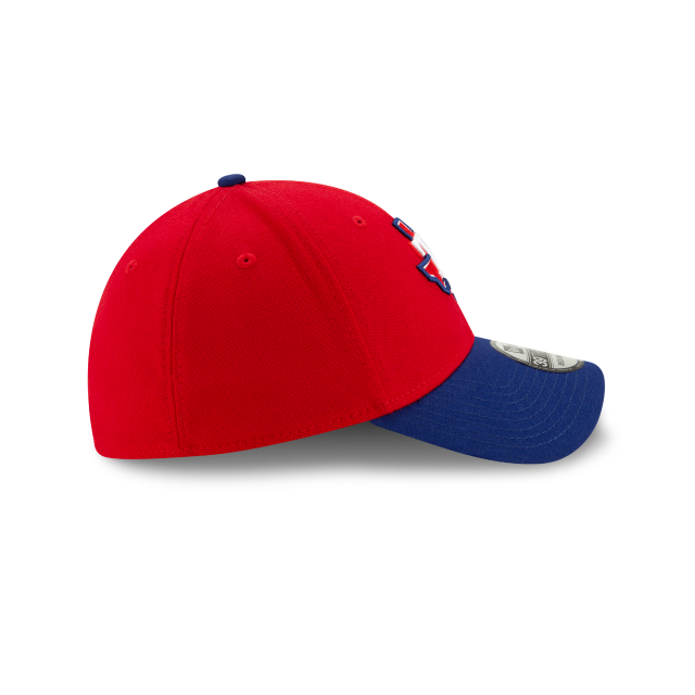 Texas Rangers MLB New Era Men's Red/Blue 39Thirty Team Classic Alternate 3 Stretch Fit Hat