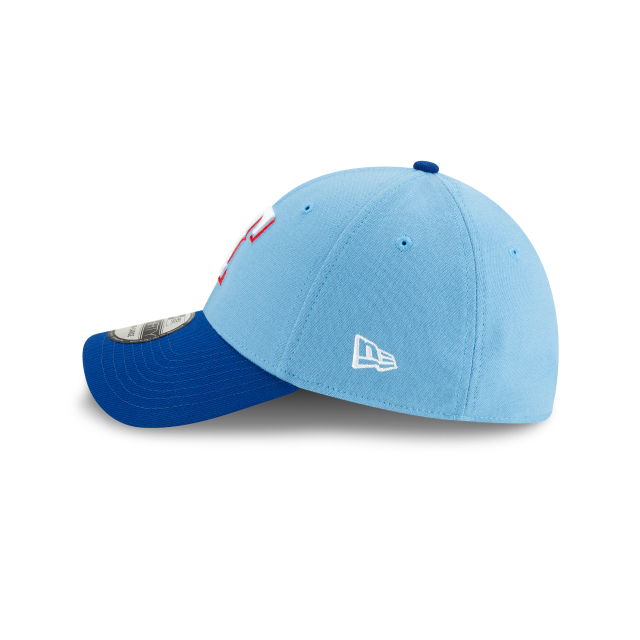 Casquette extensible MLB Texas Rangers 39Thirty Team Classic Alternate 2 pour homme, bleu clair, New Era