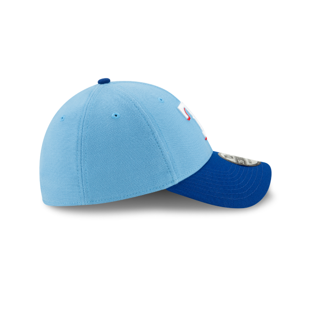 Texas Rangers MLB New Era Men's Light Blue 39Thirty Team Classic Alternate 2 Stretch Fit Hat