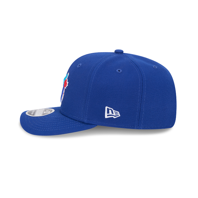 Casquette Snapback Toronto Blue Jays MLB New Era pour homme bleu royal 9Seventy Cooperstown couleur équipe