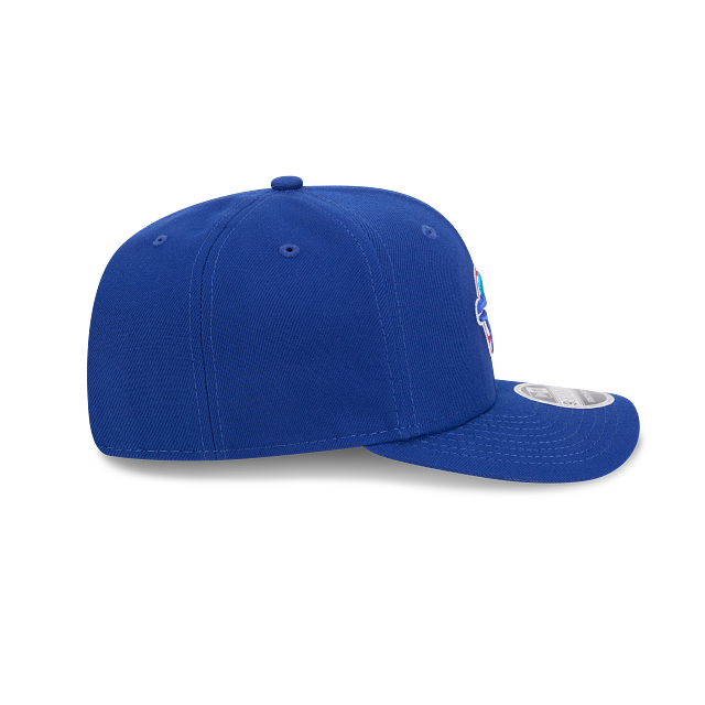 Casquette Snapback Toronto Blue Jays MLB New Era pour homme bleu royal 9Seventy Cooperstown couleur équipe