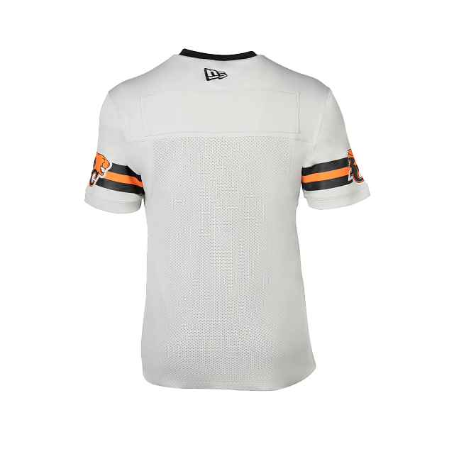 BC Lions CFL New Era Men's White 2023 Away Replica Jersey