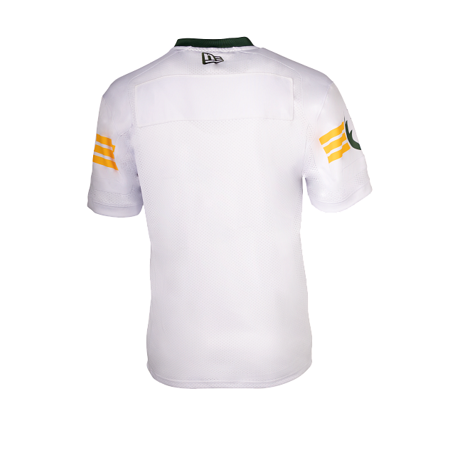 Maillot réplique extérieur 2022 blanc des Elks d'Edmonton CFL New Era pour homme