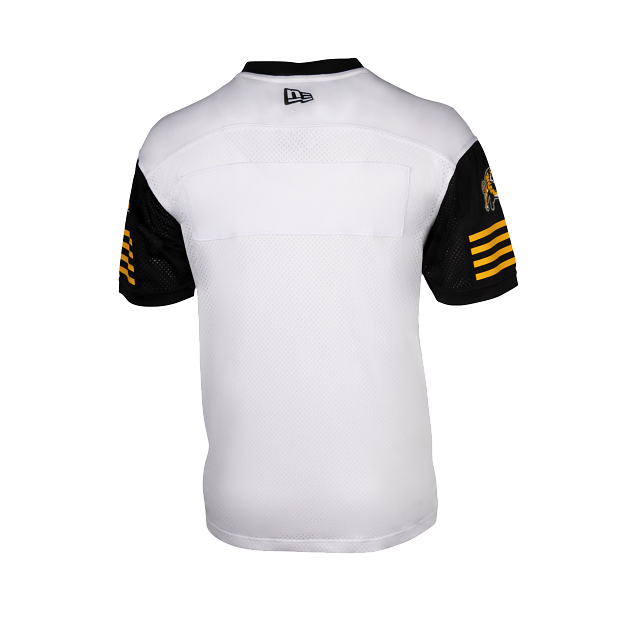 Maillot réplique extérieur blanc pour homme Hamilton Tiger Cats CFL New Era