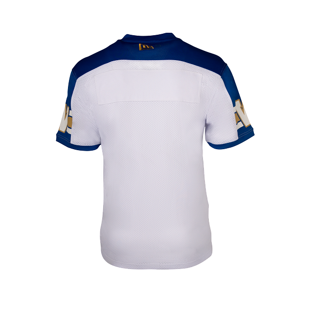 Winnipeg Blue Bombers CFL New Era Men's White Away Replica Jersey