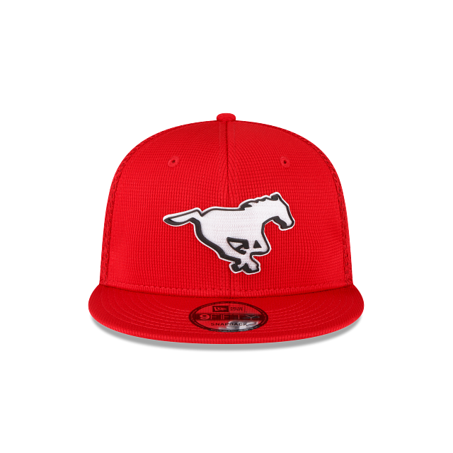 Calgary Stampeders CFL New Era Men's Red 9Fifty Basic Snapback