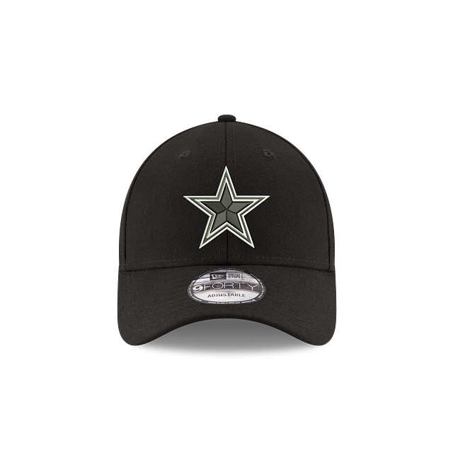 Dallas Cowboys NFL New Era Men's Black/White 9Forty The League Adjustable Hat