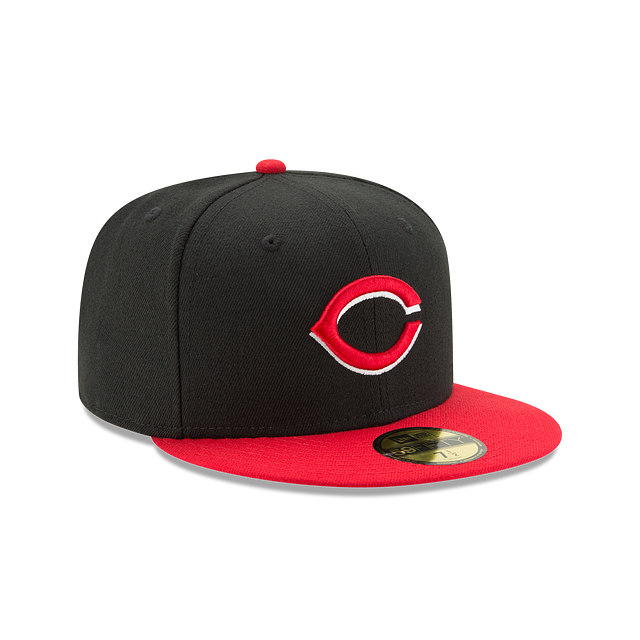 Cincinnati Reds MLB New Era Youth Black/Red 59Fifty Authentic Collection Alternate 2017 Fitted Hat