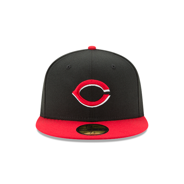 Cincinnati Reds MLB New Era Youth Black/Red 59Fifty Authentic Collection Alternate 2017 Fitted Hat