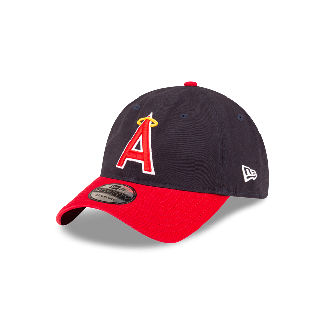 Casquette ajustable MLB New Era 9Twenty Core Classic Alternate Home pour homme des Los Angeles Angels of Anaheim bleu marine/rouge