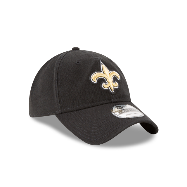 New Orleans Saints NFL New Era Men's Black 9Twenty Core Classic Adjustable Hat