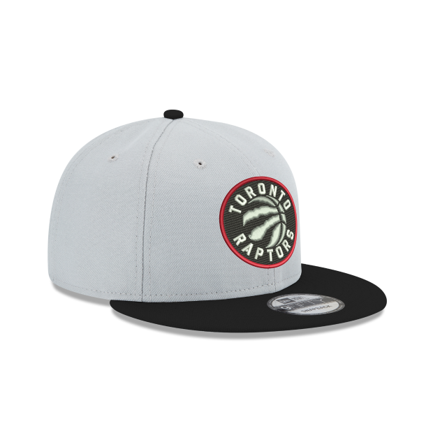 Toronto Raptors NBA New Era Youth Grey/Black 9Fifty Two Tone Snapback