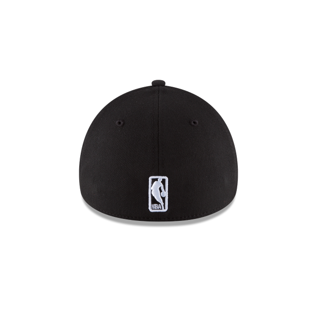 Los Angeles Lakers NBA New Era Men's Black 39Thirty Team Classic Stretch Fit Hat