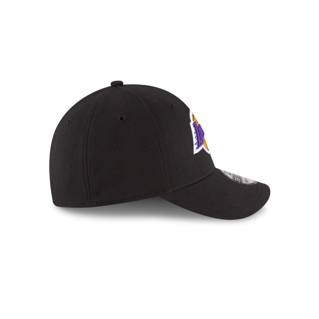 Los Angeles Lakers NBA New Era Men's Black 39Thirty Team Classic Stretch Fit Hat