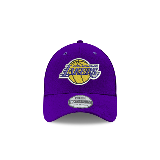 Los Angeles Lakers NBA New Era Men's Purple 39Thirty Team Classic Stretch Fit Hat