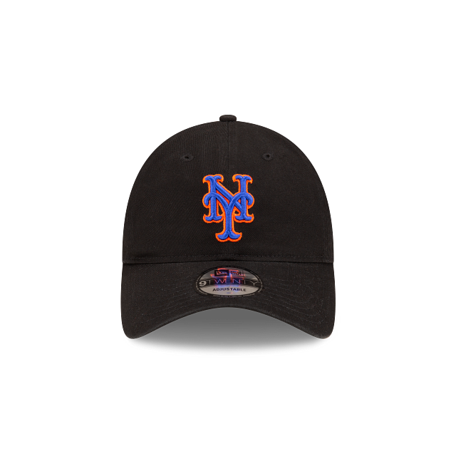 New York Mets MLB New Era Men's Black 9Twenty Core Classic Alternate Adjustable Hat