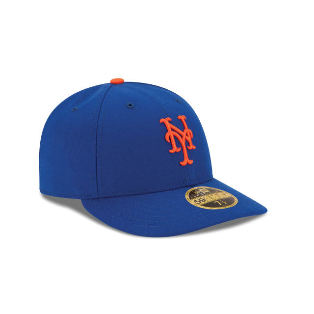 Casquette de baseball à profil bas MLB New Era Royal 59Fifty pour homme des Mets de New York