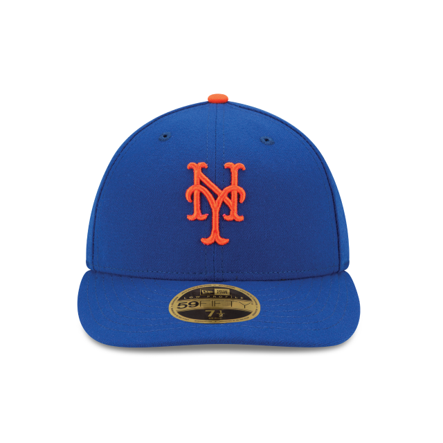 Casquette de baseball à profil bas MLB New Era Royal 59Fifty pour homme des Mets de New York