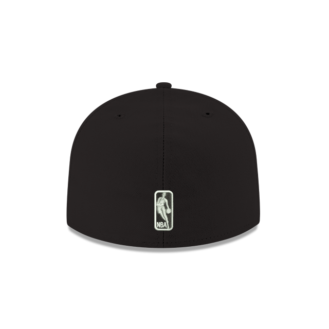 Brooklyn Nets NBA New Era Men's Black 59Fifty Alternate Fitted Hat