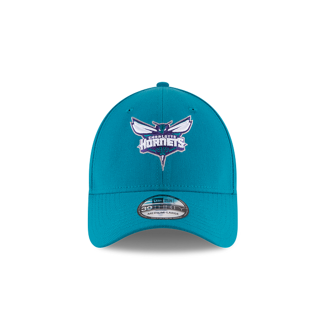 Charlotte Hornets NBA New Era Men's Teal 39Thirty Team Classic Stretch Fit Hat