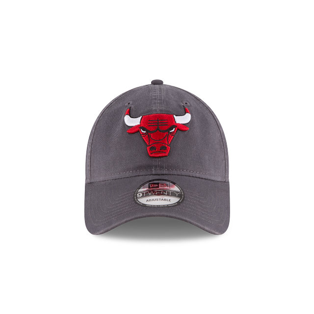 Chicago Bulls NBA New Era Men's Grey 9Twenty Core Classic Adjustable Hat