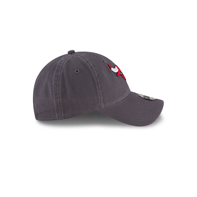 Chicago Bulls NBA New Era Men's Grey 9Twenty Core Classic Adjustable Hat