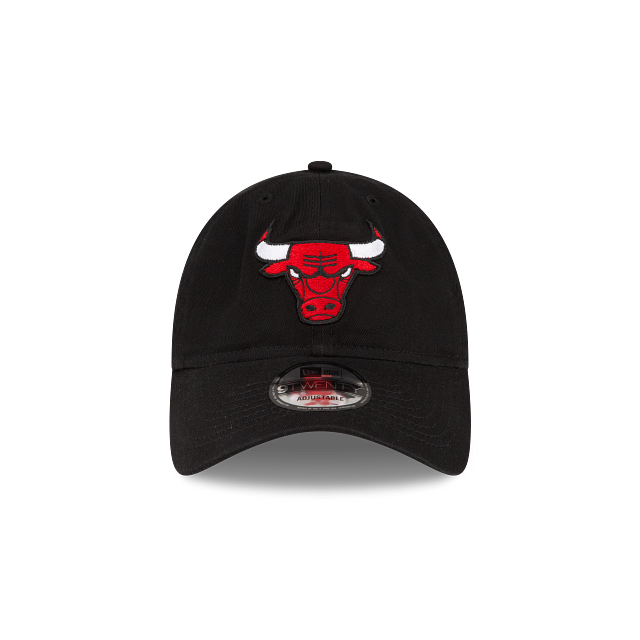 Chicago Bulls NBA New Era Men's Black 9Twenty Core Classic Adjustable Hat