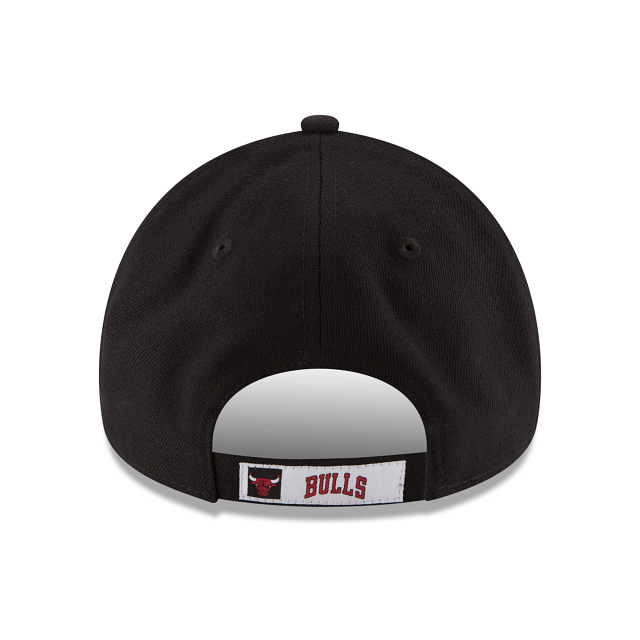 Chicago Bulls NBA New Era Men's Black 9Forty The League Adjustable Hat