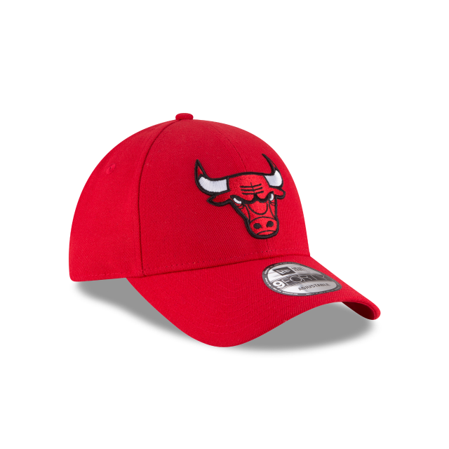 Chicago Bulls NBA New Era Men's Red 9Forty The League Adjustable Hat