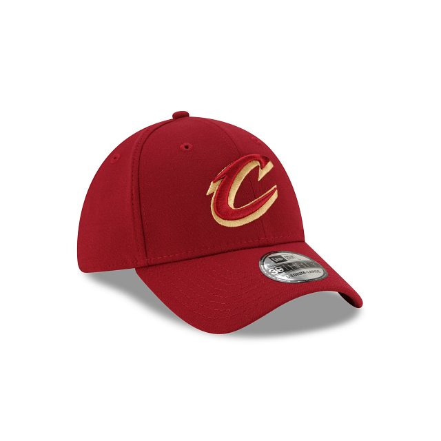 Cleveland Cavaliers NBA New Era Men's Wine 39Thirty Team Classic Stretch Fit Hat