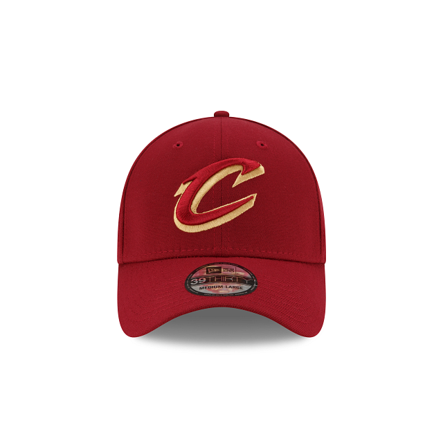 Cleveland Cavaliers NBA New Era Men's Wine 39Thirty Team Classic Stretch Fit Hat