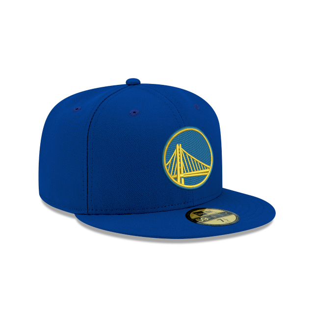 Golden State Warriors NBA New Era Men's Royal 59Fifty Basic Fitted Hat