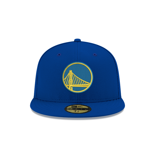 Golden State Warriors NBA New Era Men's Royal 59Fifty Basic Fitted Hat