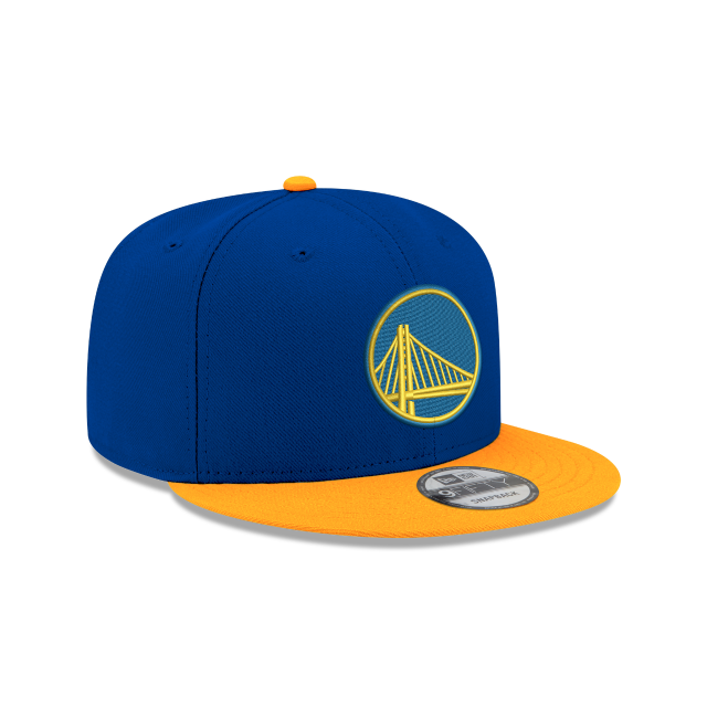 Golden State Warriors NBA New Era Men's Royal Blue/Gold 9Fifty Two Tone Snapback