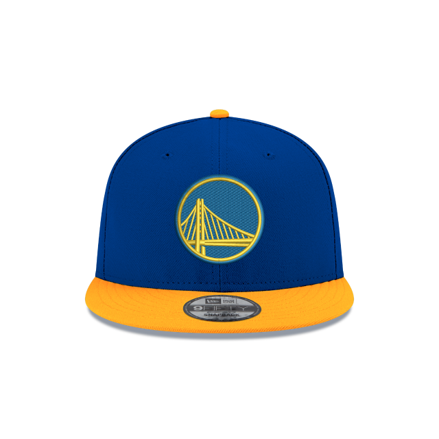 Golden State Warriors NBA New Era pour homme Bleu royal/Or 9Fifty Two Tone Snapback