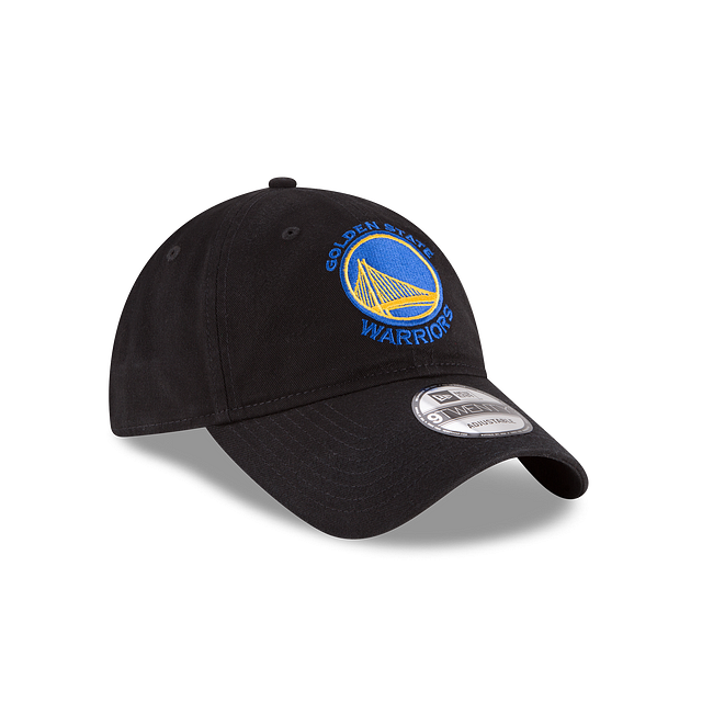 Golden State Warriors NBA New Era Men's Black 9Twenty Core Classic Adjustable Hat