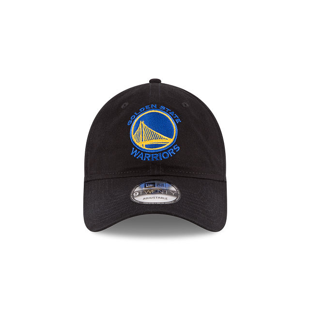 Golden State Warriors NBA New Era Men's Black 9Twenty Core Classic Adjustable Hat