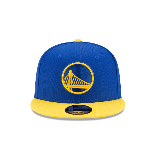 Golden State Warriors NBA New Era Men's Royal Blue/Yellow 9Fifty Two Tone Snapback