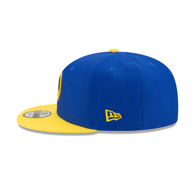 Golden State Warriors NBA New Era Men's Royal Blue/Yellow 9Fifty Two Tone Snapback